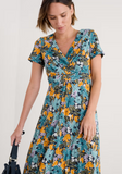 Seasalt Cornwall chapelle dress regular citrus floral poseidon WM12988R