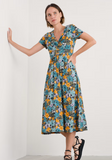 Seasalt Cornwall chapelle dress regular citrus floral poseidon WM12988R