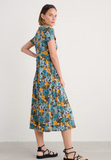 Seasalt Cornwall chapelle dress regular citrus floral poseidon WM12988R