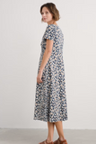 Seasalt Cornwall chapelle dress regular scatter daisy maritime WM12988