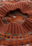 Seasalt Cornwall early Bird Beret Palace Cove Terracotta Mix