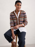 Seasalt Cornwall lamorna lane cardigan weaving needle gully multi WM32490