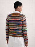 Seasalt Cornwall lamorna lane cardigan weaving needle gully multi WM32490