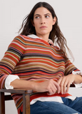 Seasalt Cornwall makers jumper- Ripple Marks pear Multi