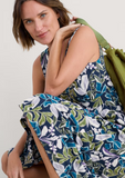 Seasalt Cornwall polmanter dress regular linear leaves maritime WM12232R