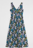 Seasalt Cornwall polmanter dress regular linear leaves maritime WM12232R