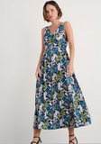 Seasalt Cornwall polmanter dress regular linear leaves maritime WM12232R