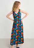 Seasalt Cornwall polmanter dress regular screenprint floral maritime WM12232_SCREENPRINT