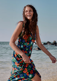 Seasalt Cornwall polmanter dress regular screenprint floral maritime WM12232_SCREENPRINT