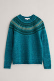 Seasalt Cornwall spruce frost jumper mohair swirling lake mix B-WM34675-34183