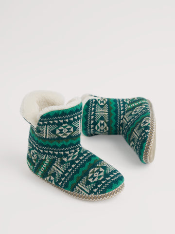 Seasalt Cornwall snooze slipper booties Impasto dark wreckage