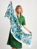 Seasalt Cornwall summer scarf spinnaker border hedgerow