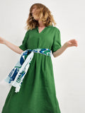 Seasalt Cornwall summer scarf spinnaker border hedgerow