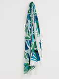 Seasalt Cornwall summer scarf spinnaker border hedgerow