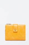 Surkana Purse with printed inside back pocket yellow 23CALU112-10