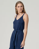Surkana Strap Jumpsuit Navy blue