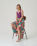 Surkana Wide Cross-Over Skirt Multi