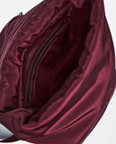 Surkana backpack in quilted nylon maroon 24DIAC521-41