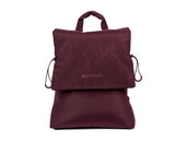 Surkana backpack in quilted nylon maroon 24DIAC521-41