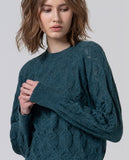 Surkana fantasy knit sweater blue 555OMAR236-51