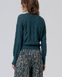 Surkana fantasy knit sweater blue 555OMAR236-51