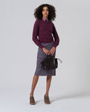 Surkana fantasy knit sweater bourdeaux 555OMAR236-44