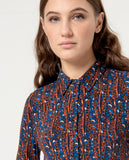 Surkana fitted shirt long sleeves blue 554DICO113-51