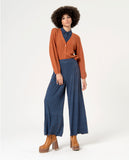 Surkana fitted shirt long sleeves blue 554MEVI113-51