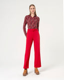 Surkana fitted shirt long sleeves maroon 554DICO113-41