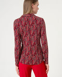 Surkana fitted shirt long sleeves maroon 554DICO113-41