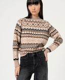 Surkana flare jeans with fancy front pockets black 554NEDE521-00