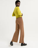 Surkana flare style pants brown 553CAFO518-70