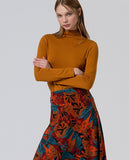 Surkana flared midi skirt tile 555LAVI615-21
