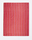 Surkana geometric circles printed sarong scarf fuchsia 34JOYE226-32 
