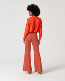 Surkana long flare pants red 515TAUN514-40