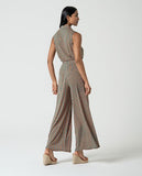 Surkana loose pants with front pleat turquoise 525RYON515-53