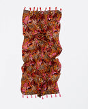 Surkana printed sarong scarf with pom-poms multi 34PALE221-95