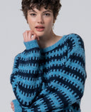 Surkana round-neck sweater blue 565MARA231-51