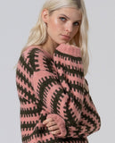 Surkana round-neck sweater pink 565MARA231-30
