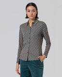 Surkana shirt bottle green 555OMFO113-67