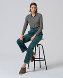 Surkana shirt bottle green 555OMFO113-67
