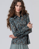 Surkana shirt petrol blue 555ALRA113-56