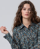 Surkana shirt petrol blue 555ALRA113-56