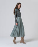 Surkana shirt petrol blue 555ALRA113-56