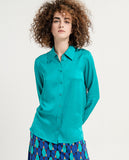 Surkana shirt turquoise 563ESAN121-53
