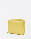 Surkana small card wallet with flap yellow 24CAVE112-10