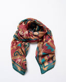 Surkana square printed scarf tile 35PASI222-21