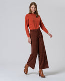 Surkana straight jacquard pants tile 555OMUR512-21