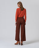 Surkana straight jacquard pants tile 555OMUR512-21