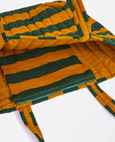 Surkana striped quilted shopper print sunshine khaki 24BIMO823-62